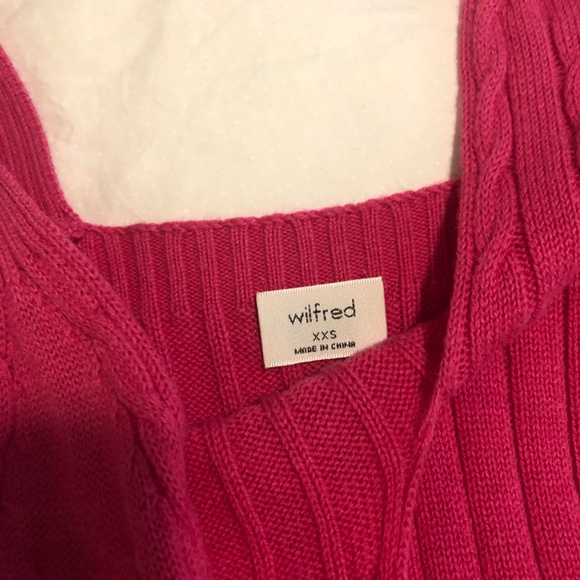 Wilfred Fuchsia Knit Top - Picture 2 of 2
